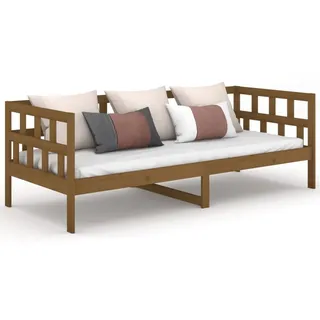 vidaXL Tagesbett Honigbraun Massivholz Kiefer 80x200 cm - Braun