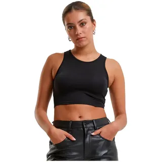 URBAN CLASSICS Glitter Cropped Top - - 4XL