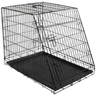 Kerbl Gittertransportbox 107 x 74 x 85 cm Schwarz
