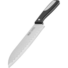 Bild 95321 Santokumesser 17,5 cm aus gehärtetem Edelstahl - Fleischmesser - professionelles Messer mit spezieller Hochleistungsklinge - für Küche und Restaurant