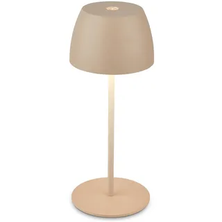 Briloner Mini LED Tischlampe Beige 2 St.