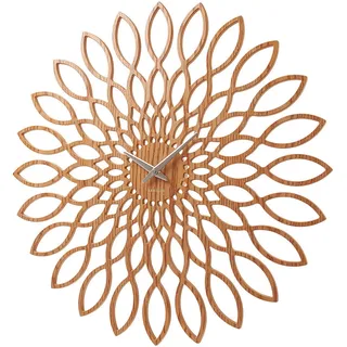 Karlsson Wanduhr 60 cm 60x60x4 cm braun