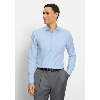 Olymp Langarmhemd »No 6 six« Royal Kentkragen, Businesshemd, super slim fit