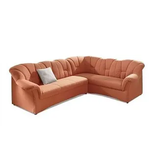 DOMO collection »Papenburg B/T/H: 242/190/84 cm L-Form« wahlweise mit Bettfunktion, Langer Schenkel links oder rechts,