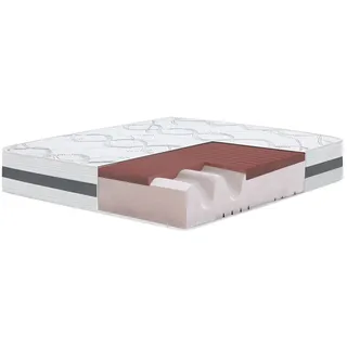 The White Stone Doppelmatratze 200 x 200 cm H3 Leinen