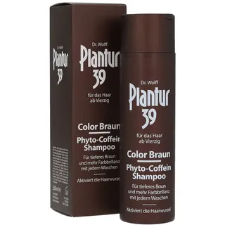 Dr. Kurt Wolff Plantur 39 Color Braun Phyto-Coffein-Shampoo 250 ml