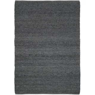 OCI DIE TEPPICHMARKE Teppich »FAVORIT« rund 12 mm Höhe Handweb-Teppich aus Indien, handgewebt, hochwertig verarbeitet, grau