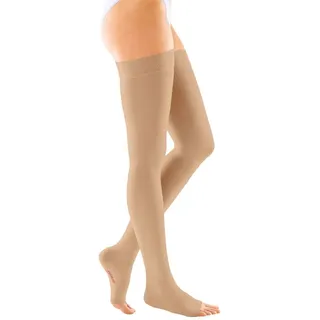 mediven® forte Ccl2 AG Schenkelstrümpfe normal (72-83 cm) o. Fußspitze Noppenhaftband 1 St beige