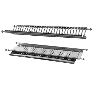 Edelstahl Abtropfgestell Mit Schüssel 76 CM