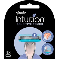 Bild von Sword Intuition Sensitive Touch Blister Ladeköpfe x4 - Nachfüllpackung für Damen - Kompatibel mit Intuition Complete Rasierer