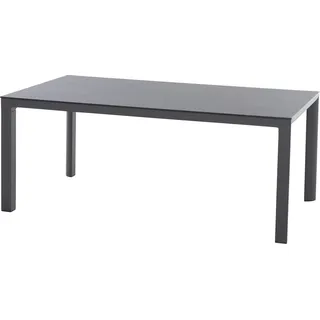 Siena Garden Gartentisch Silva Rechteckig HPL Ferro 95 cm x 180 cm