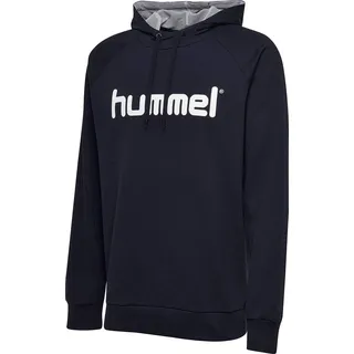 hummel Hoodie Cotton Logo marineblau (Gr. S