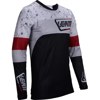 Leatt Moto 4.5 Enduro Ice, Trikot - Schwarz/Weiß/Grau/Rot - L