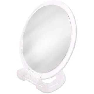 ORION Kosmetikspiegel Schminkspiegel DUO Tischspiegel mit Ständer - Schwarz