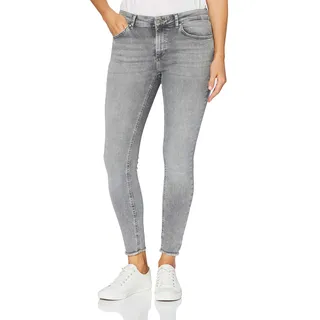Only Carmakoma Damen Carwilly Life Reg Sk Ank Jn Rea0918 Noos Jeans, Grey Denim, 46W / 32L EU