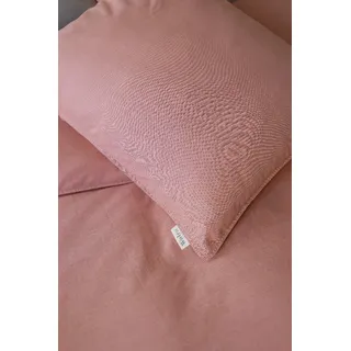 Walra Bettwäsche Vintage Baumwolle Terrakotta - 135x200 cm - Orange