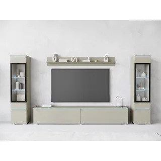 Home Affaire INOSIGN Wohnwand »VERA II« Komplett-Set, 4 Stk. tlg., beige