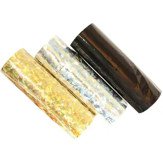 Amscan Luftschlangen-Set 3 St. 0,7 m x 400 cm Gold