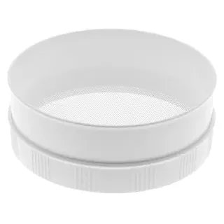 SCHNEIDER Mehlsieb, Edelstahlmaschen, Ø 305 mm, Sieb aus stabilem Kunststoff mit praktischen Rillen, Drahtstärke: 0,34 mm