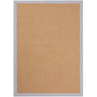 carpetfine »Sisal , auch als Läufer erhältlich« rechteckig 5 mm Höhe mit farbiger Bordüre, Anti Rutsch Rückseite, viele Größen, Wohnzimmer,