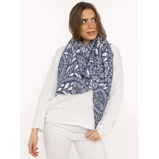Zwillingsherz "Paisley Blätter", blumiges Muster, tolles Accessoire, vielseitig tragbar,