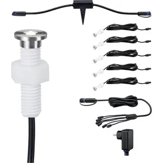 Paulmann MicroPen II Beleuchtungssystem Plug & Shine ZigBee LED-Außeneinbauleuchten (Basis-Set) 5er