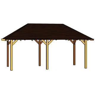 SKANHOLZ Orleans 4 9,66 x 4,89 m natur