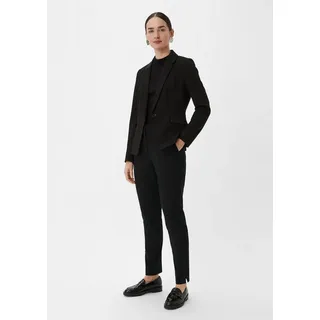 Comma, Comma Slim Fit-Hose Schwarz 44