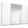 Schwebetürenschrank TOMA 315 x 210 x 62 cm Weiß