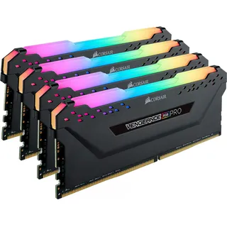 Vengeance RGB PRO schwarz DIMM Kit 64GB, DDR4-3200, CL16-20-20-38 (CMW64GX4M4E3200C16)