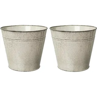 creativ home Übertopf 20 Ø x 17 cm Hellgrau