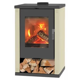 Stahl Kaminofen HECHT SOLIS BEIGE mit 9 kW Heizleistung