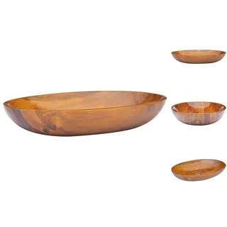 vidaXL Waschbecken Massivholz Teak 60x40x10 cm