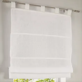 Kutti Raffrollo Schlaufen 60 x 140 cm Beige