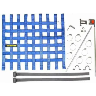 Fenster-Netz SCHROTH RACING Blau