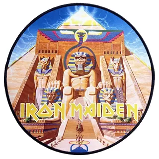 SUBSONIC-Iron Maiden - Anti-Rutsch-Mauspad XXL 90 mm x 40 mm mit Perlenbesatz - Offizielle Lizenz DC comis