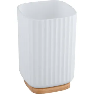 Wenko Rotello, Weiß, Holz Freistehender Zahnbürstenhalter
