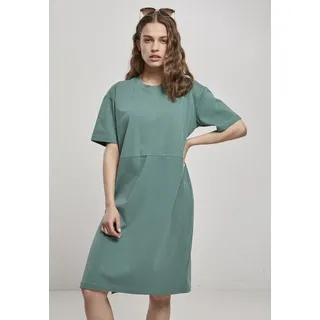URBAN CLASSICS Shirtkleid Midi Grün M