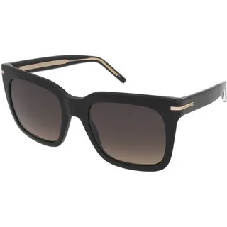 HUGO BOSS BOSS 1656/S 807 BLACK 54/21/145 Damen Sonnenbrillen - Schwarz