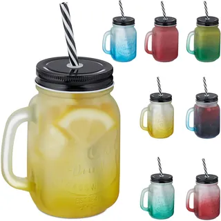 Relaxdays Trinkglas 0,4 l 8-tlg.