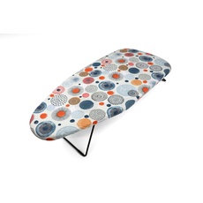 Jata HPLA5213 - Bügelbrett für den Schreibtisch mit 75 x 34 cm, zum Aufhängen, platzsparend, Baumwollbezug, Mehrfarbig