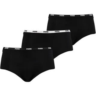PUMA Damen Mini Short Unterwäsche, Schwarz, L EU