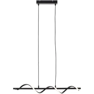 Brilliant LED-Pendelleuchte Eunice Metall Schwarz
