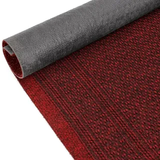 ANRO Schmutzfangmatte Flur Läufer Schmutzfangläufer Fußmatte Teppichläufer Flurteppich Türmatte Meterware Rot 160x80cm