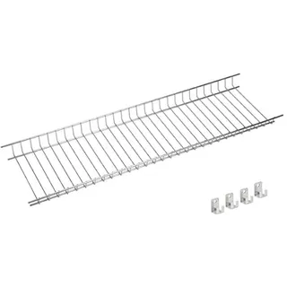 Sauvic Abtropfgestell 55 cm Edelstahl Silber
