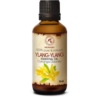 Ylang Ylang Ätherisches Öl 50ml - Cananga Odorata - Haut & Haare - Reines Ylang Ylang Öl - Ätherische Öle für Schönheit - Aromatherapie - Duftlampe - Diffuser