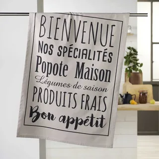 Douceur d'Intérieur Geschirrtuch, Leinen, 50 x 70 cm
