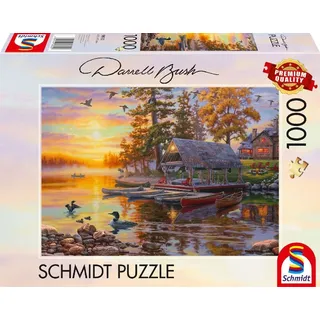 Schmidt Spiele Bootshaus mit Kanus (58532)