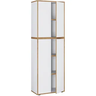 VCM Salia Aktenschrank 60 x 33 x 183 cm weiß