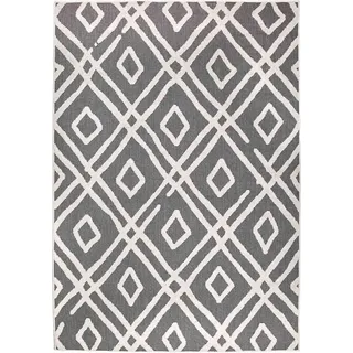 Astra Kurzflorteppich SERINA Dunkelgrau 160 x 230 cm - Dunkelgrau